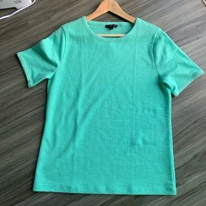 J. Crew Aqua tshirt